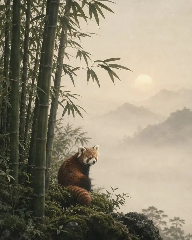 竹影清晨 封面图，定格动画，18 分钟